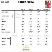 CANDY FLORA | 3Pc Stitched Embroidered Outfit