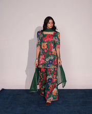 Exotic Garden | 3-Piece Stitched Suit