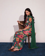 Exotic Garden | 3-Piece Stitched Suit