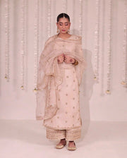 ROSÉ BLUSH | 3-PC Stitched Embroidered Outfit