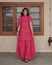 CANDY FLORA | 3Pc Stitched Embroidered Outfit
