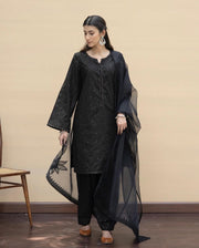 Koyal | 3-pc Stitched Embroidered Outfit